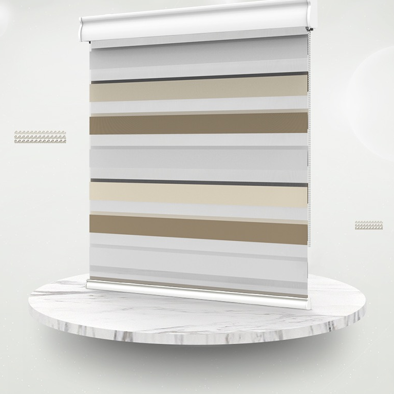 Ev Dekorunuzu Yükseltmek İçin Zebra Perdeleri Kullanan İleri Moda Trendi