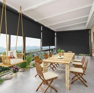 10 'x 8' açık krankla çalışan makaralı gölge