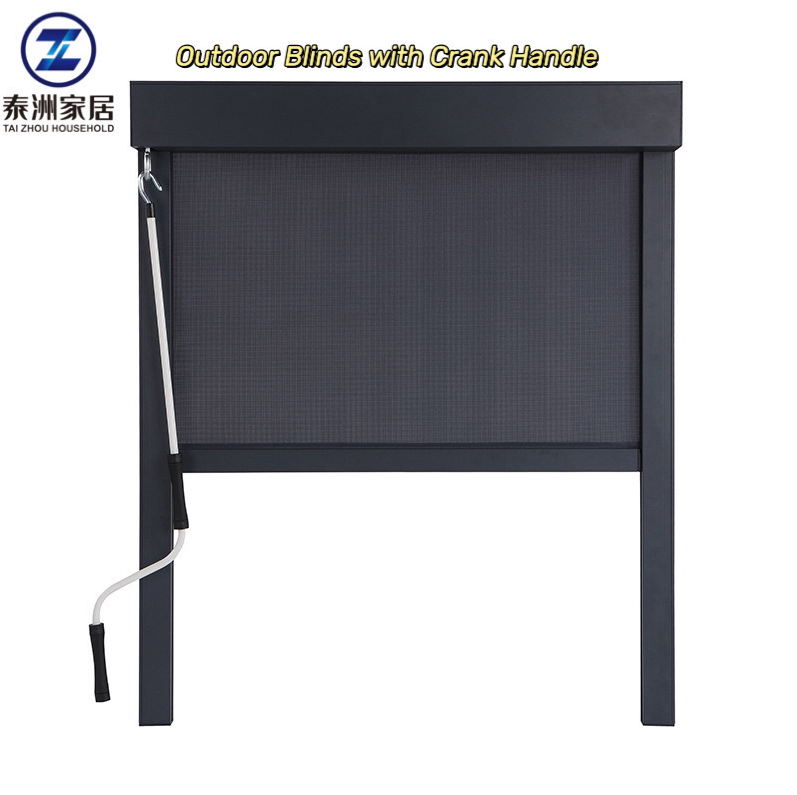 Krank Kolu Dış Mekan Stor Perdeler: Dış Mekanlarınız için Üstün Koruma