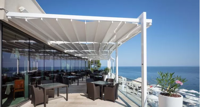 pergola için alüminyum yalın