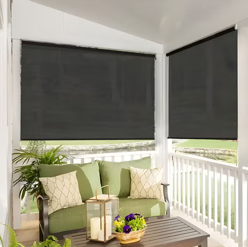 10 'x 8' açık veranda rulo gölgesi
