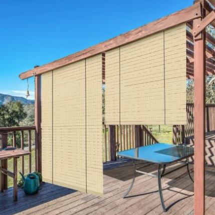 Özel 10 'x 8' Bambu Roller Tonları Açık