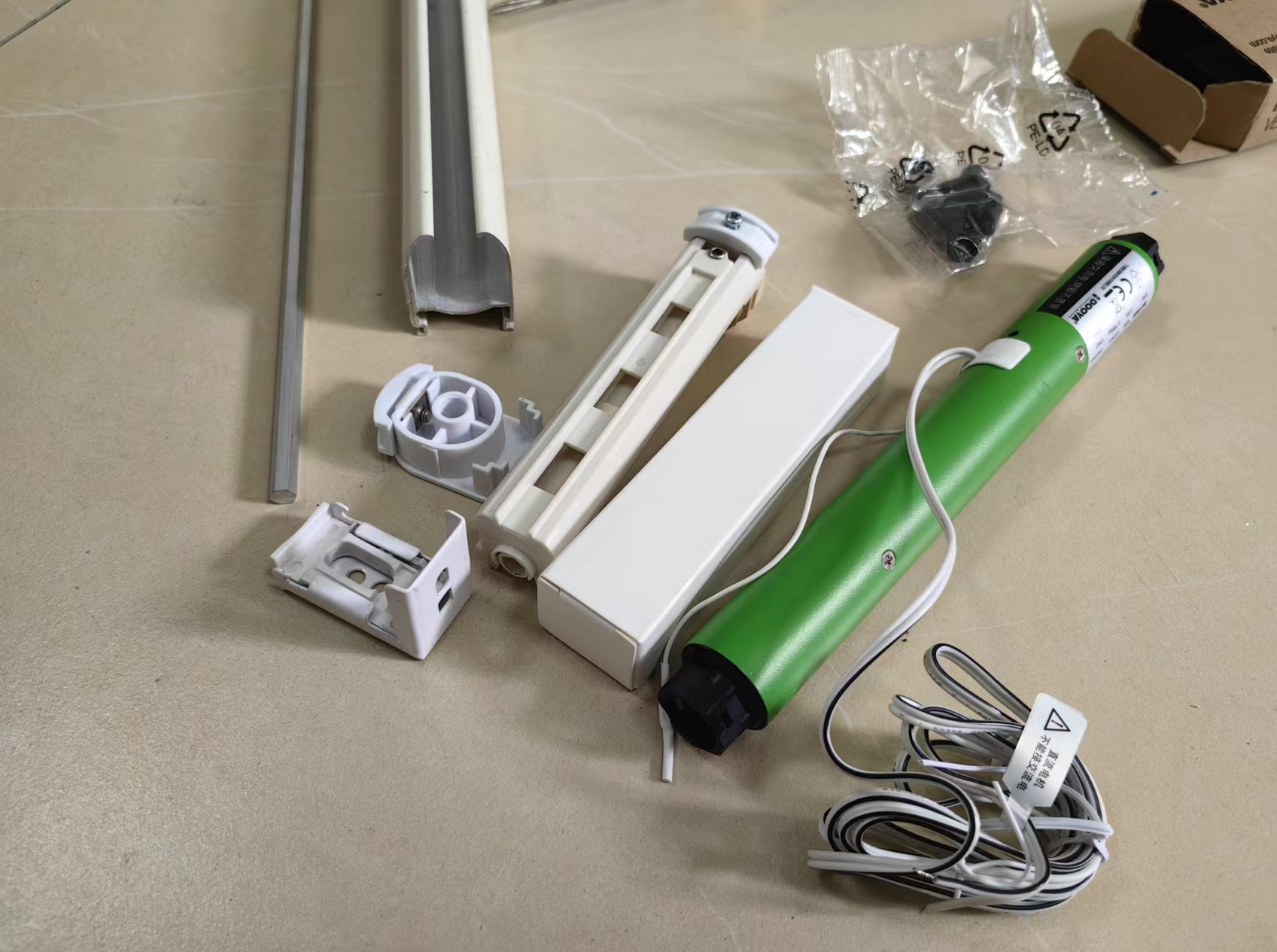 Motorlu Perde Bileşenleri Kılavuzu