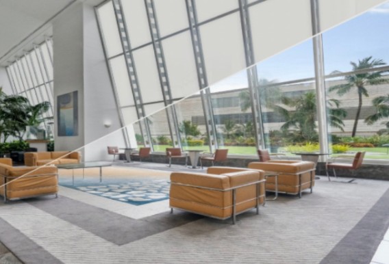 PDLC akıllı film cam cepheler