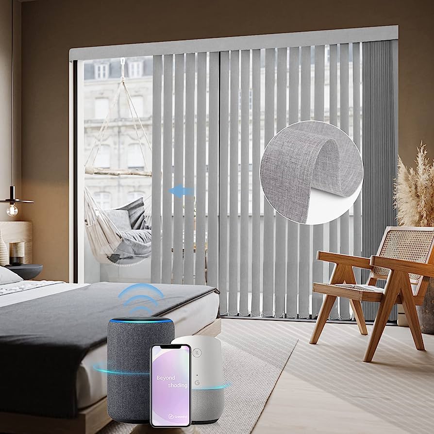 Graywind Motorlu Dikey Panjur - Işığı Mükemmel Kontrol Edin