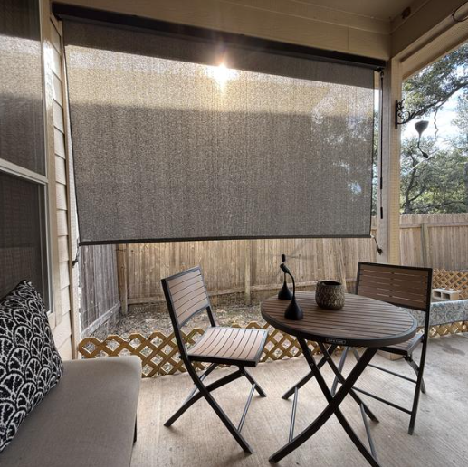 Verandalar için açık güneş tonları