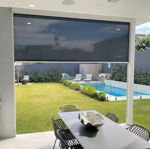 10 'x 8' açık veranda rulo gölgesi