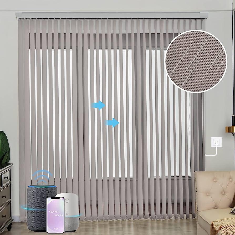 Kolay Işık Kontrolü için Motorlu Dikey Perdeler