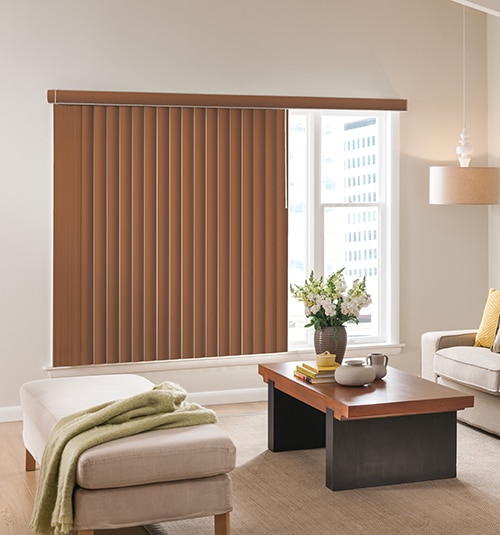 Faux Wood Vertical Blinds