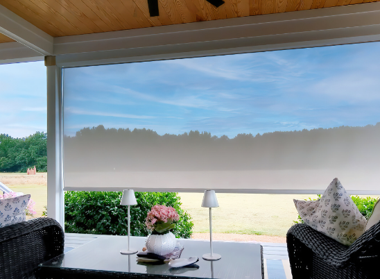 10 ft genişliğinde veranda tonları açık hava