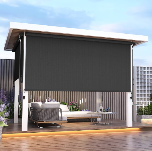 10 'x 8' açık krankla çalışan makaralı gölge
